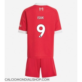 Maglie da calcio Liverpool Alexander Isak #9 Prima Maglia Bambino 2025-26 Manica Corta (+ Pantaloni corti)